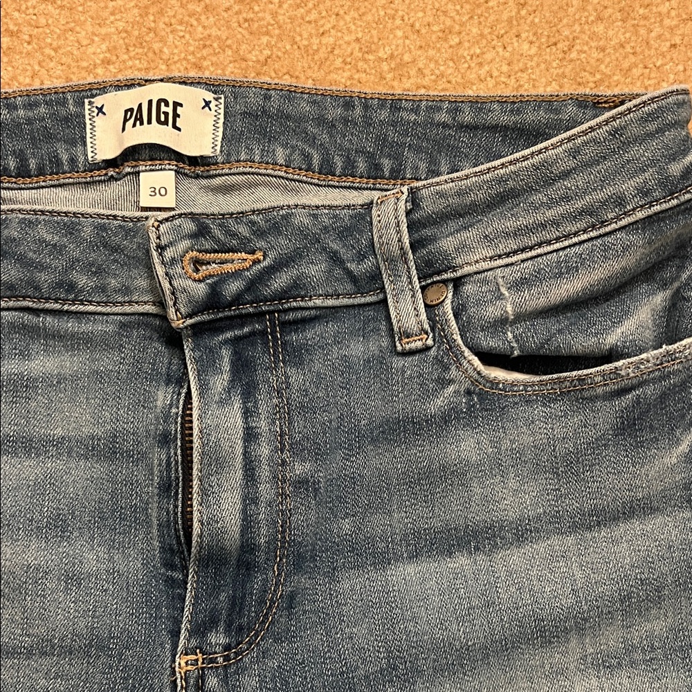 PAIGE Women's Ankle Jeans in Classic Blue